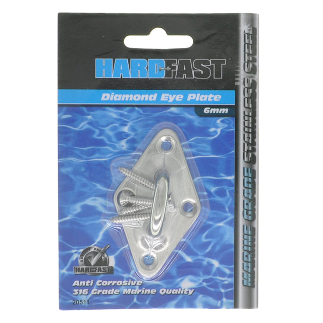 HardFast 316 Grade Diamond Eye Plated 6mm 20511