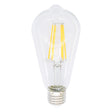 LED ST64 Filament light bulb E27 12V 8W warm white