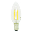 Lusion Candle Filament LED Light Bulb B15 240V 4W W/W 20243