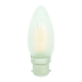 Lusion Candle LED Light Bulb B22 240V 4W Pearl W/W 20257