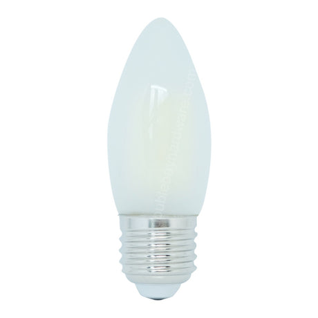 Lusion Candle LED Light Bulb E27 240V 4W Pearl C/DL 20271