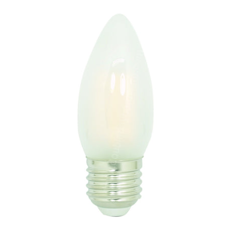 Lusion Candle LED Light Bulb E27 240V 4W Pearl W/W 20256