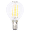 Lusion Fancy Round Filament LED Light Bulb 240V 4W B15 W/W 20233