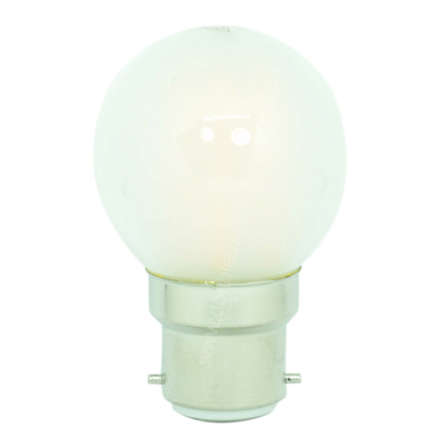 Lusion Fancy Round LED Light Bulb B22 240V 4W Pearl W/W 20262