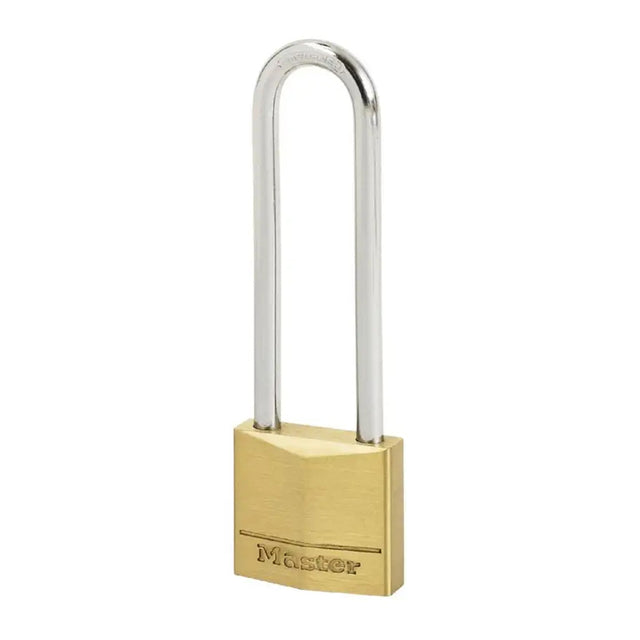 Master Lock Long Shackle Brass Padlock 30mm 130DLJAU