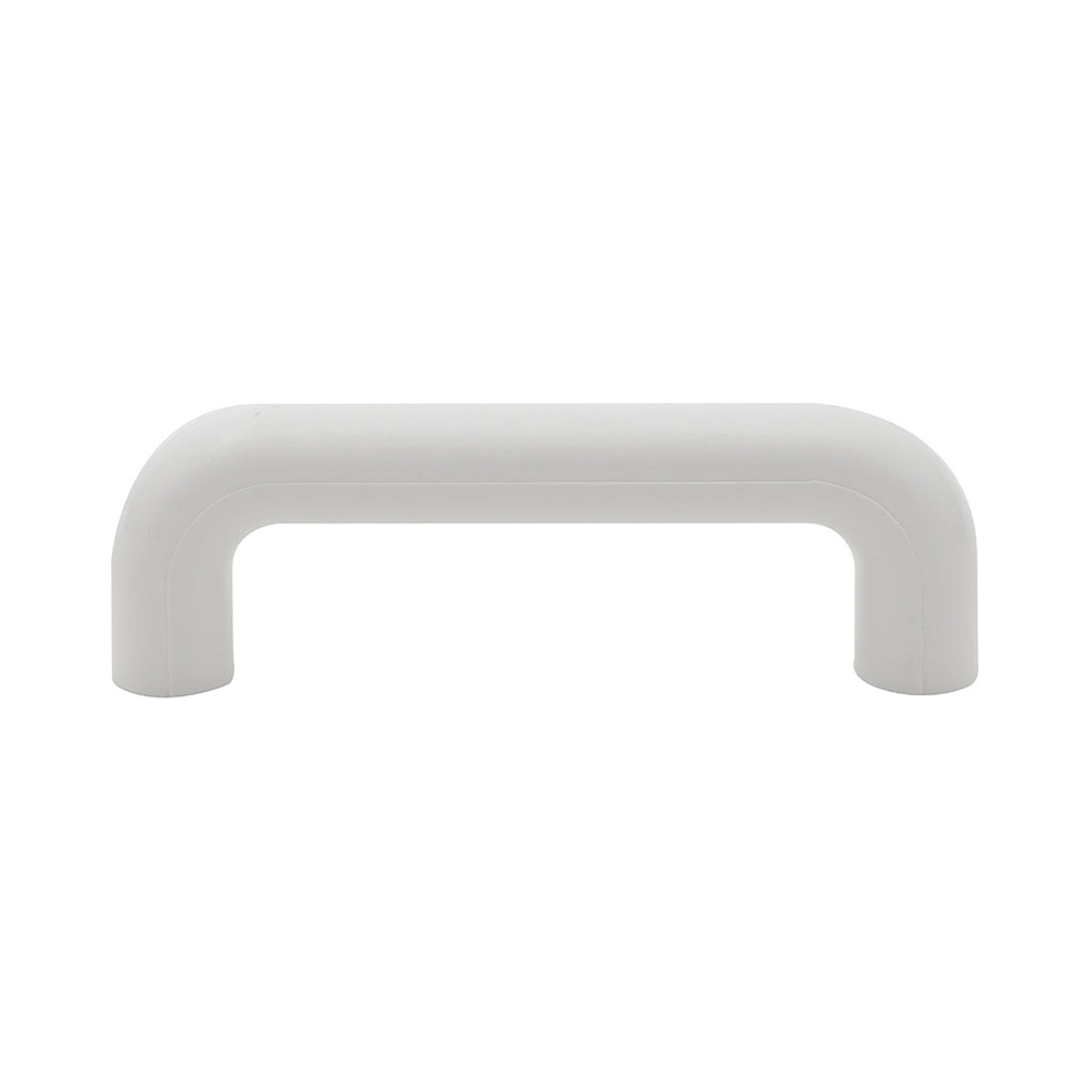 Prestige White Plastic Round D Handle 16X96mm 1044103