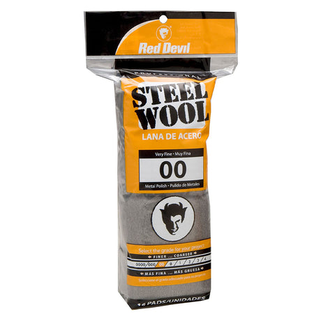 Red Devil Steel Wool 00 Very Fine For Metal Polish RD312