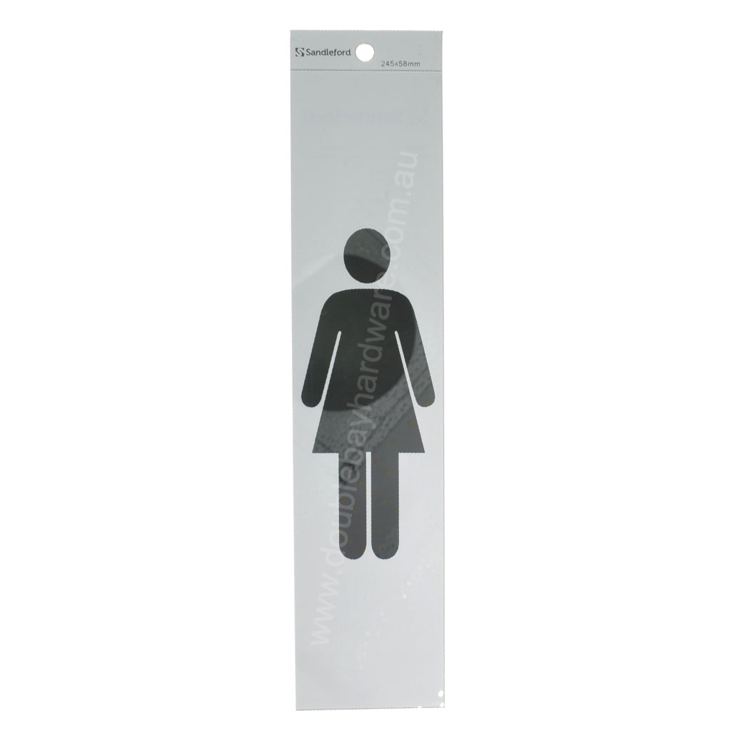 Sandleford Self Adhesive Ladies 245x58mm