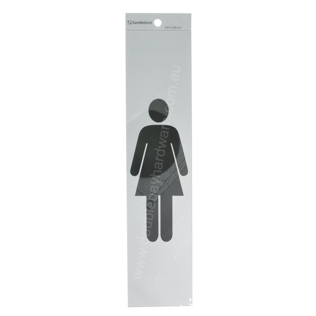 Sandleford Self Adhesive Ladies 245x58mm