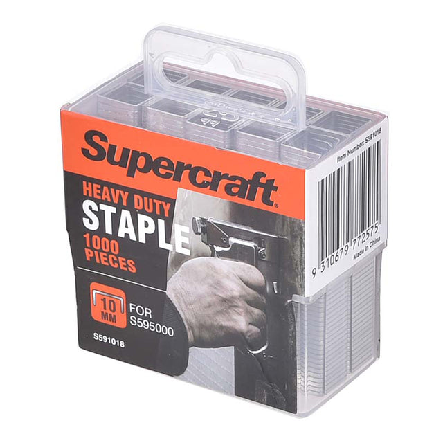 Supercraft Heavy Duty Staples 10mm 1000Pcs S591018