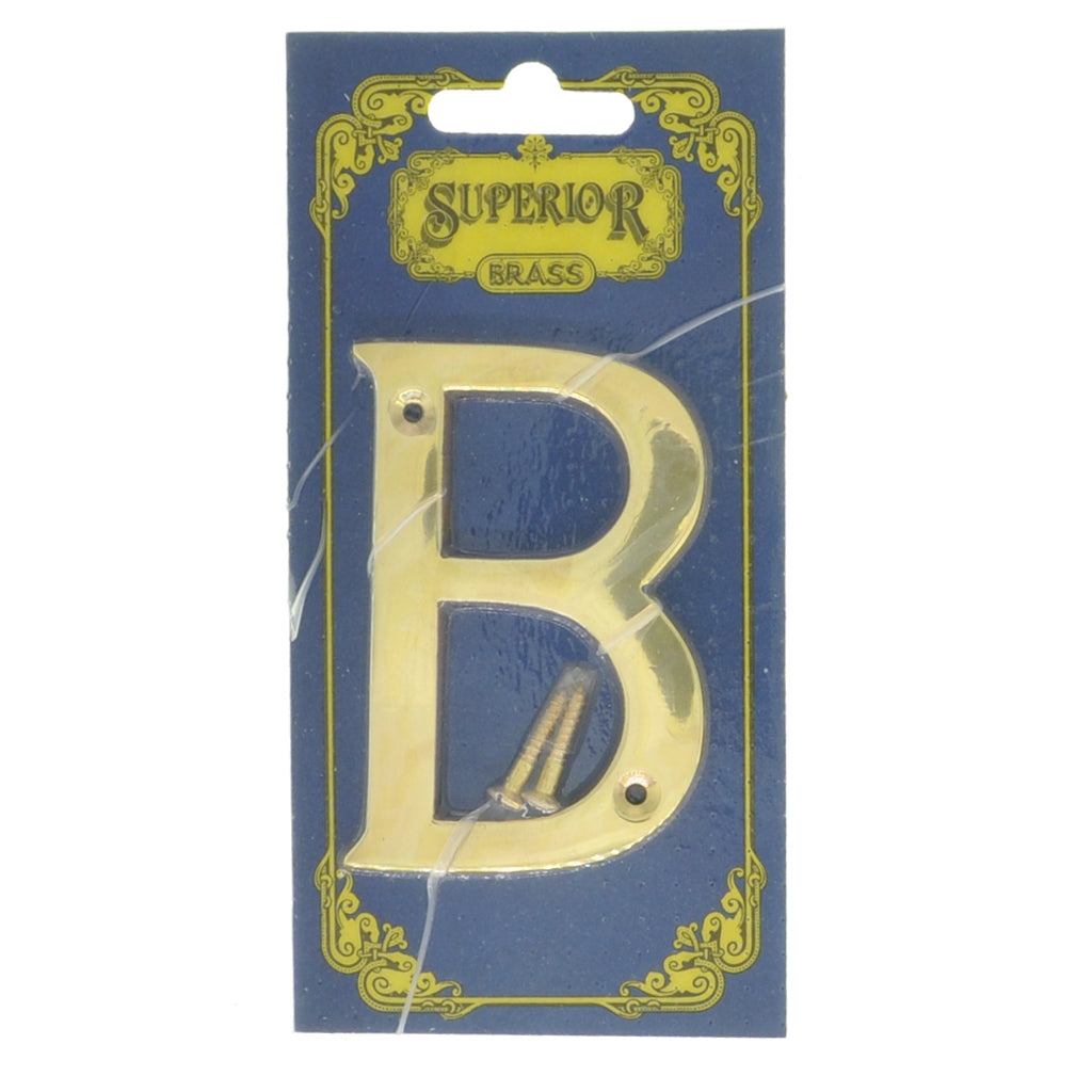 Superior Brass Alphabet Sign 75mm 3064B