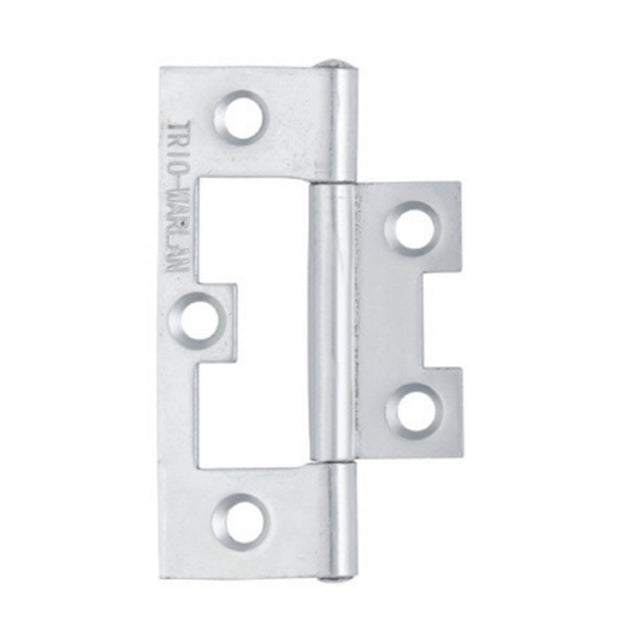 Trio Quick Fit Flat Hinge Fixed Pin 65x38x1.4mm BWLHF765FPSS