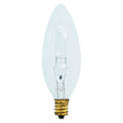 US-Style Light Fitting Candle Incandescent Light Bulb E12 240V 25W Clear