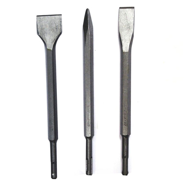 WORK FORCE SDS Chisel & Point Set 3Pcs 12025