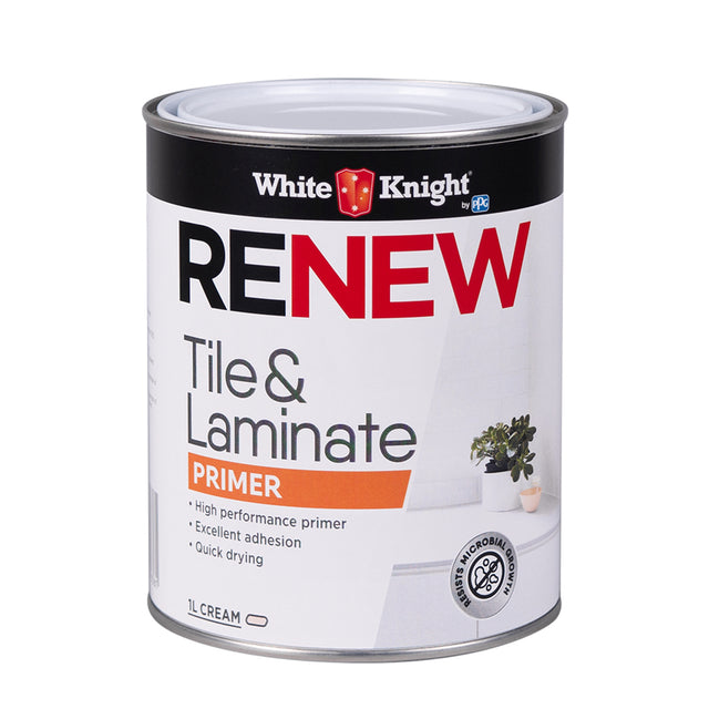 White Knight RENEW Tile & Laminate Primer Cream 1L 395450/1L