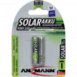 ANSMANN SOLARAKKU AAA Rechargeable Battery NiMH 1.2V 550mAh 59001-067BP2 - Double Bay Hardware