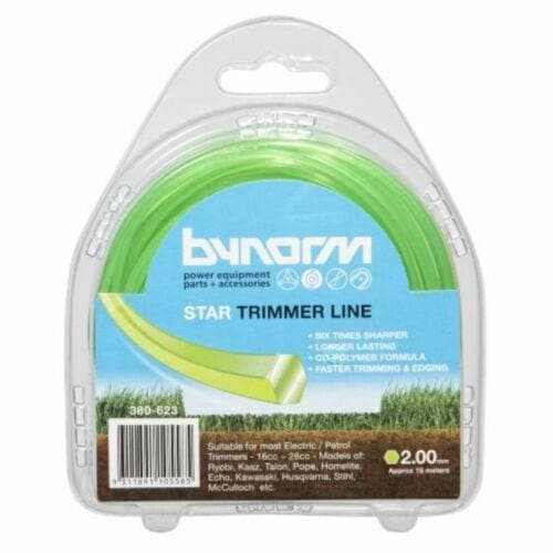 BYNORM Star Trimmer Line Green 2.00mmx15m 380-623 - DoubleBayHardware