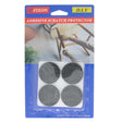 Fixon 38mm Black Felt Furniture Adhesive Scratch Protector 4 Pieces F1029 - Double Bay Hardware