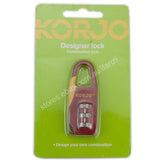 KORJO Designer Lock Combination Lock DL24 - Double Bay Hardware