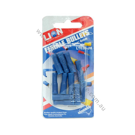 LION Female Bullet Terminals LT039-JH - Double Bay Hardware