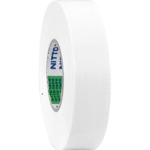 NITTO DENKO Electrical Tape Lead Free 18mmX20m White 203EWHT20M - Double Bay Hardware