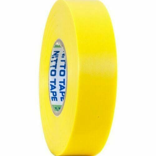 NITTO DENKO Electrical Tape Lead Free 18mmX20m Yellow 203EYEL20M - Double Bay Hardware