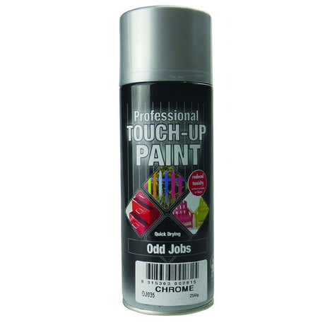 Odd Jobs Chrome Enamel Spray Paint 250gm OJ035 - Double Bay Hardware