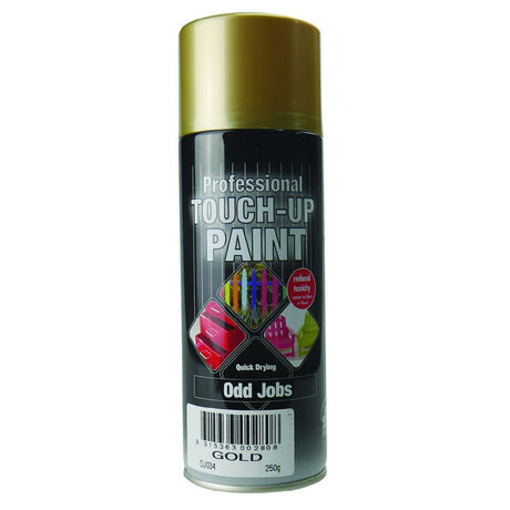 Odd Jobs Gold Enamel Spray Paint 250gm OJ034 - Double Bay Hardware