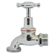 PLUMBWORX Hose Cock Rough Chromed Male Garden Water Tap 3/4" 2281251/919C - Double Bay Hardware