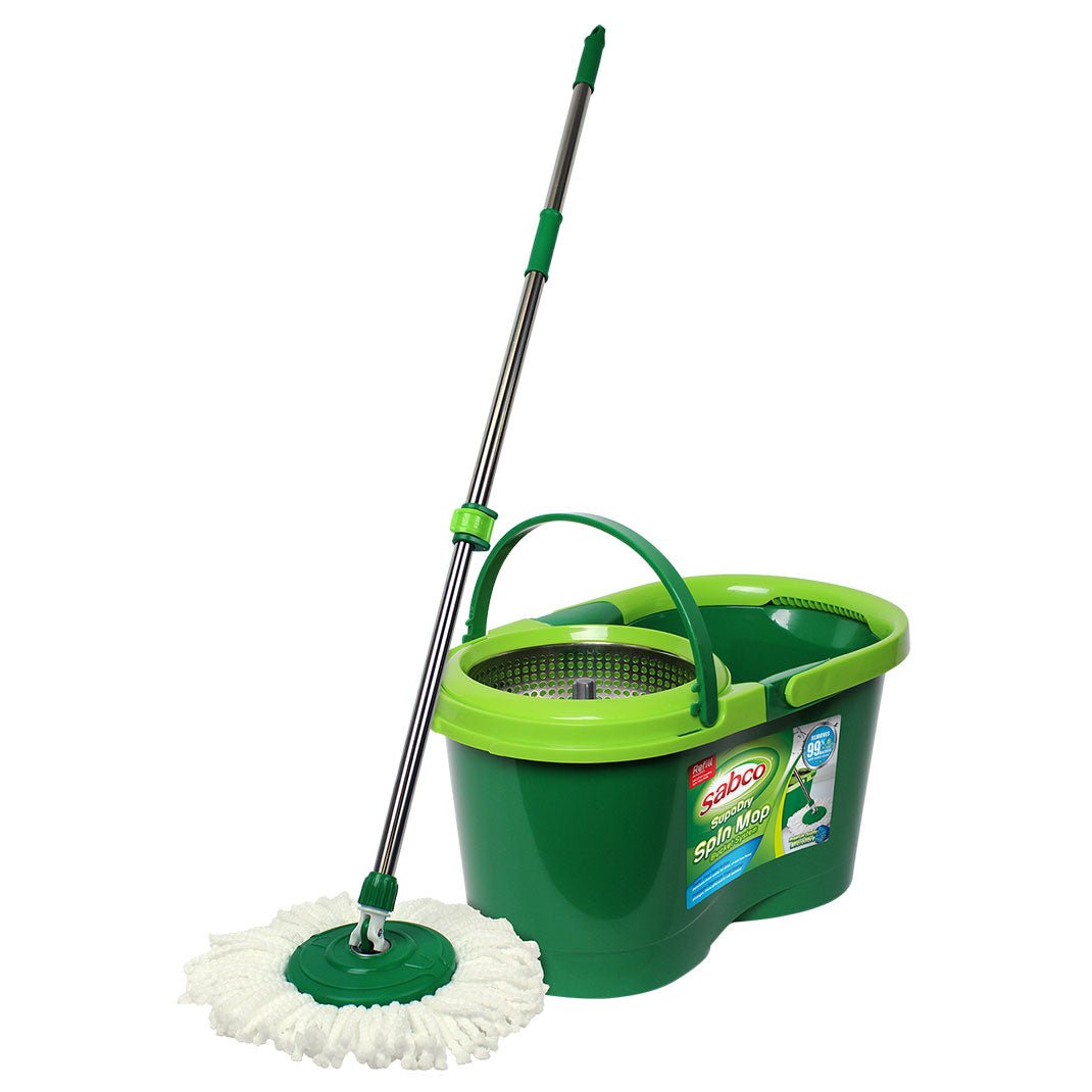 Sabco SupaDry Spin Mop & Bucket SAB37075 - Double Bay Hardware