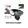 SANSAI 4LED Bicycle Headlight With Super-bright White LEDs GL-H207 - Double Bay Hardware