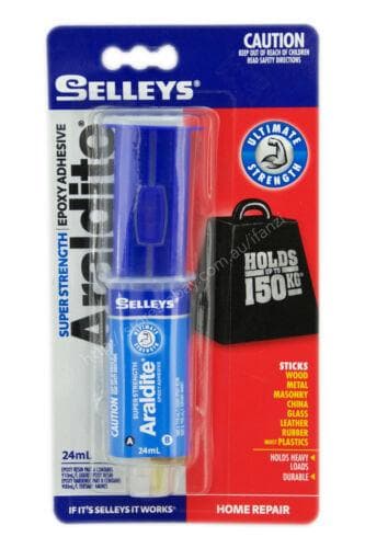 SELLEYS Super Strength Araldite 24ml Holds Up To 150Kg Stick Masonry A