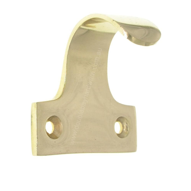 Superior Brass Sash Window Lifts Polished Brass 50x40mm 3019 - Double Bay Hardware