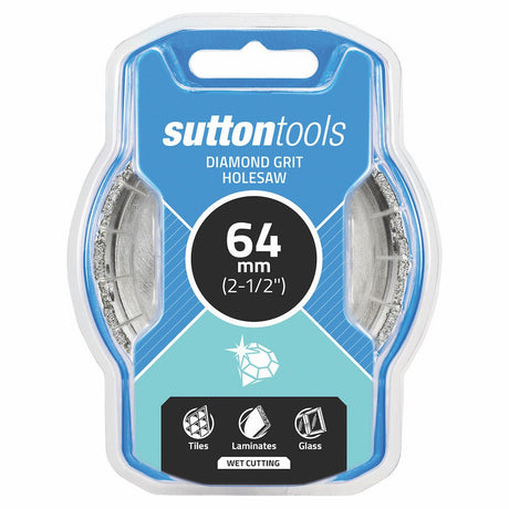 suttontools Diamond Grip Holesaw 64mm H1150640 - Double Bay Hardware