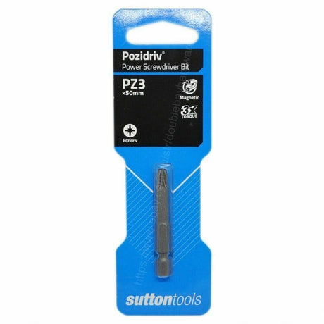 suttontools Screwdriver Insert Bit Pozidriv #3x25mm - Double Bay Hardware