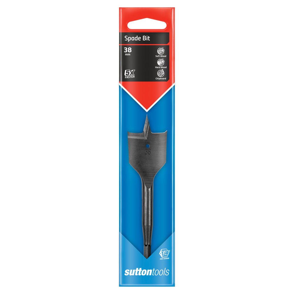 suttontools Spade Bit 38mm D5013800 - Double Bay Hardware