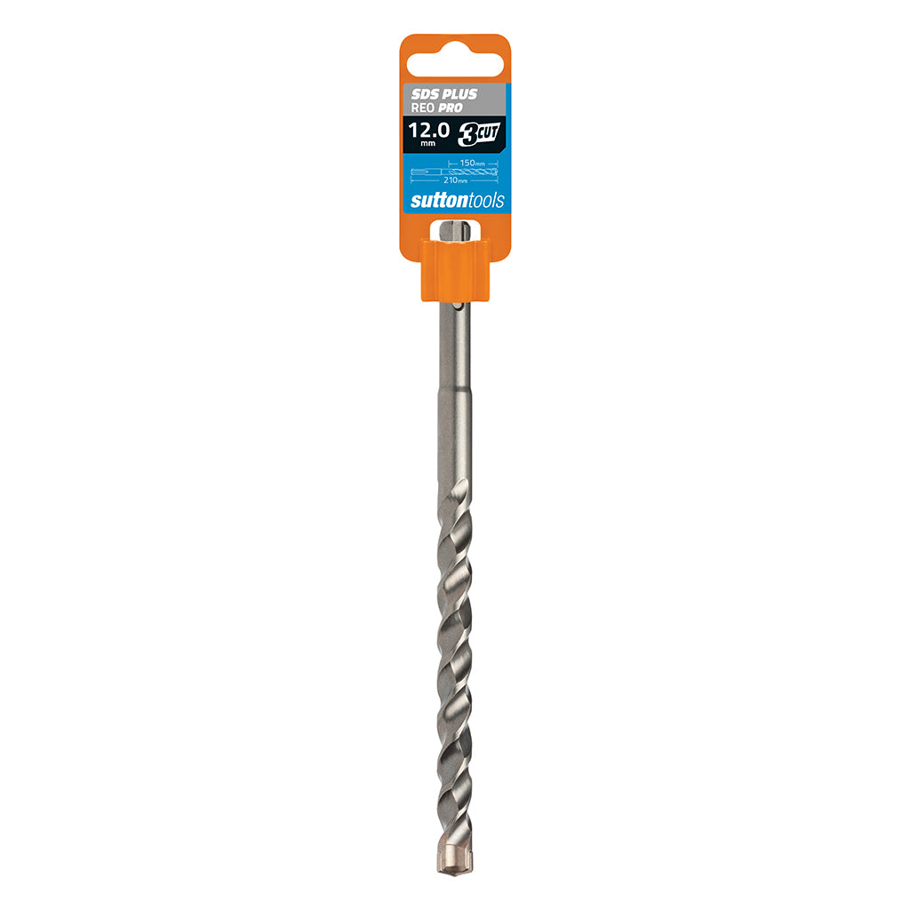 suttontools SDS Plus Masonry Drill Bit Reo Pro Cut 14x210mm D6241400